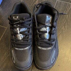 Puma Black Men's Sneakers with Light Blue Accents